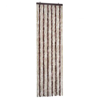 Zastor protiv insekata bež-svjetlosmeđi 56 x 185 cm šenil