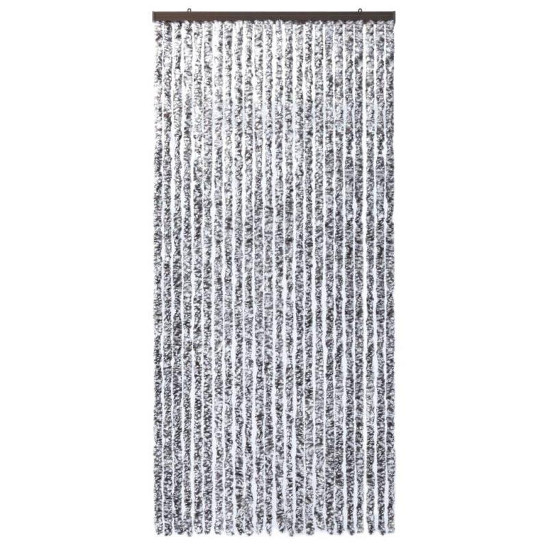 Zastor protiv insekata smeđi-bež 100 x 220 cm šenil - Slika 4