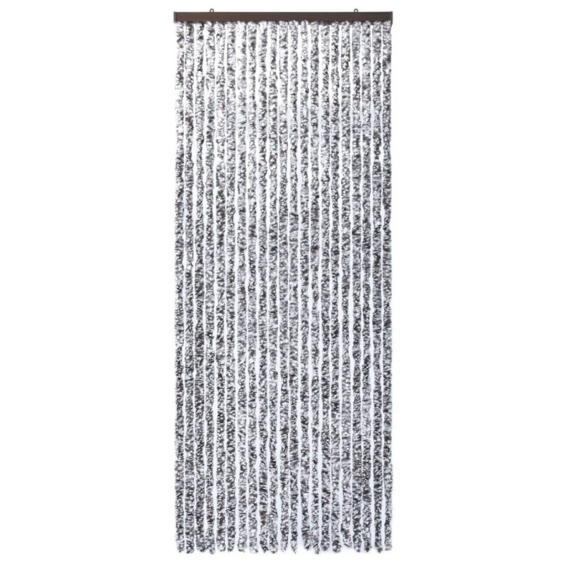 Zastor protiv insekata smeđi-bež 90 x 220 cm šenil - Slika 4