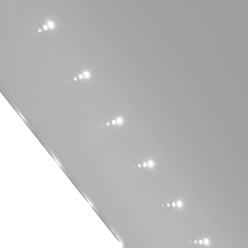 Zidno Ogledalo za kupaonicu s LED svjetlom 100 x 60 cm ( D x Š) - Slika 3