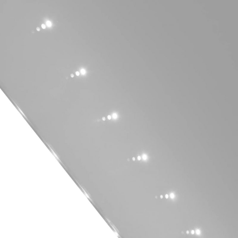 Zidno Ogledalo za kupaonicu s LED svjetlom 60 x 80 cm (D x Š) - Slika 3