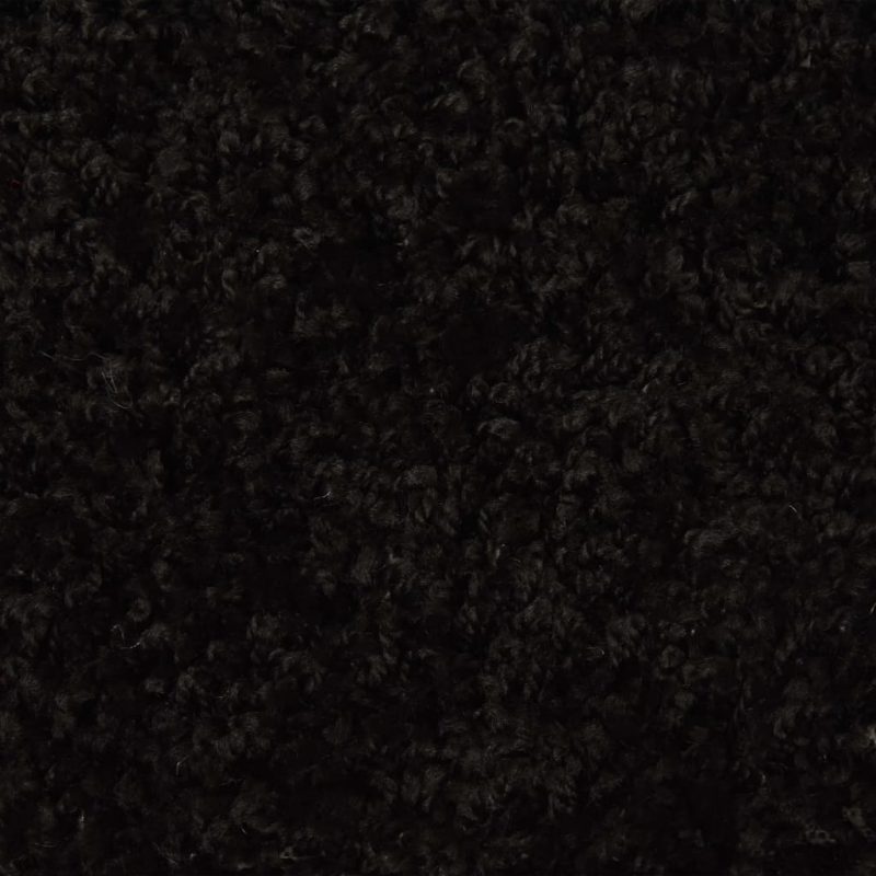Tepisi za stepenice 15 kom 65 x 25 cm crni - Slika 3