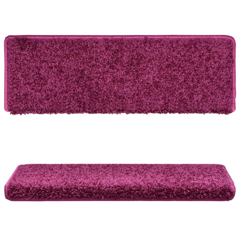 Tepisi za stepenice 15 kom 65 x 25 cm ljubičasti - Slika 4