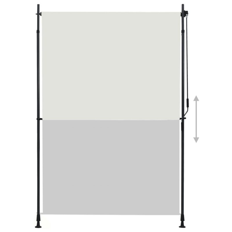 Vanjska roleta 150 x 270 cm krem - Slika 3