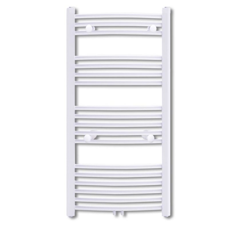 Kupaonski Radijator za Centralno grijanje Zaobljenih cijevi 500 x 1160mm Bočni & Srednji priključak