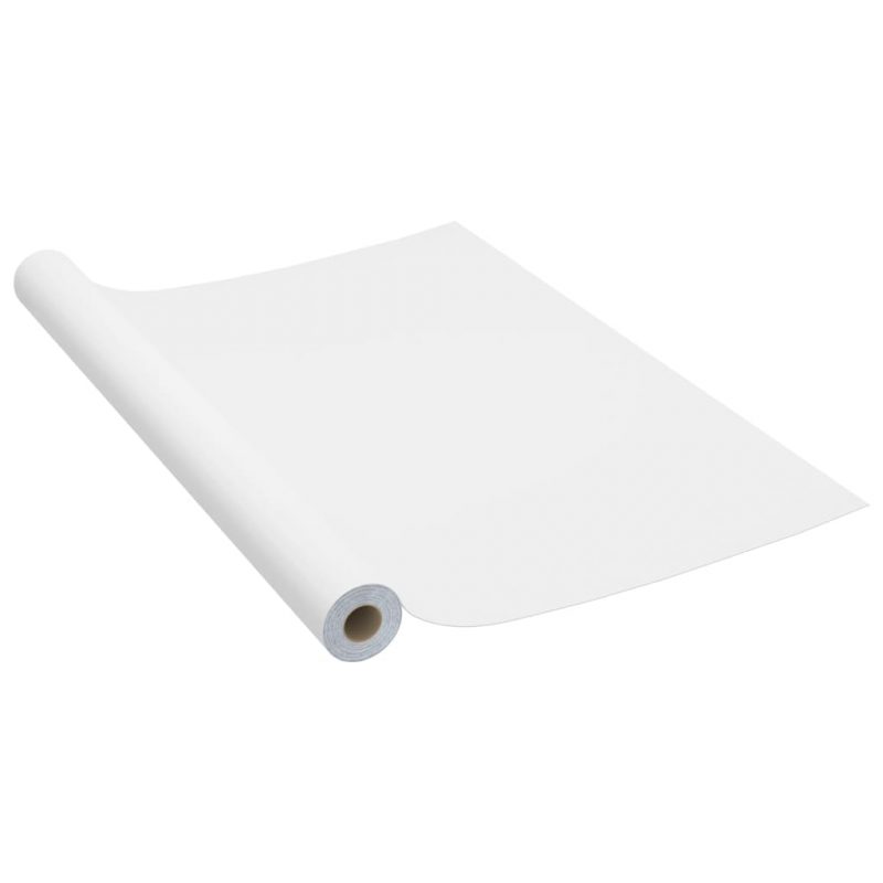 Samoljepljiva folija za namještaj bijela 500 x 90 cm PVC