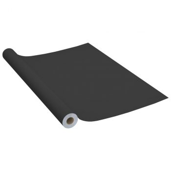 Samoljepljiva folija za namještaj crna 500 x 90 cm PVC