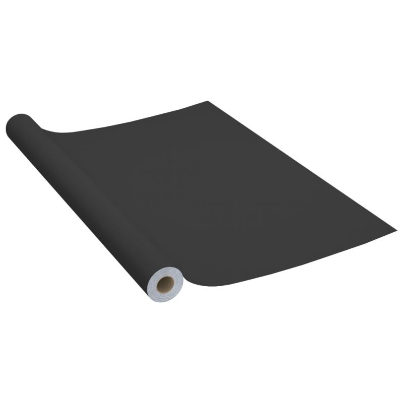 Samoljepljiva folija za namještaj crna 500 x 90 cm PVC