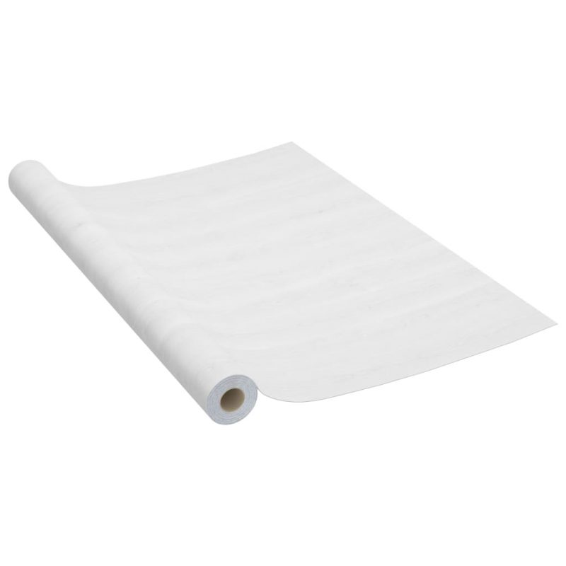 Samoljepljive folije za vrata 2 kom bijelo drvo 210 x 90 cm PVC - Slika 4
