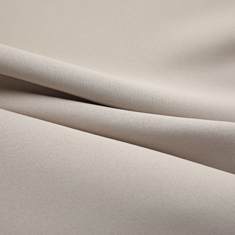 Zavjese za zamračivanje s prstenima 2 kom bež 140 x 225 cm - Slika 3