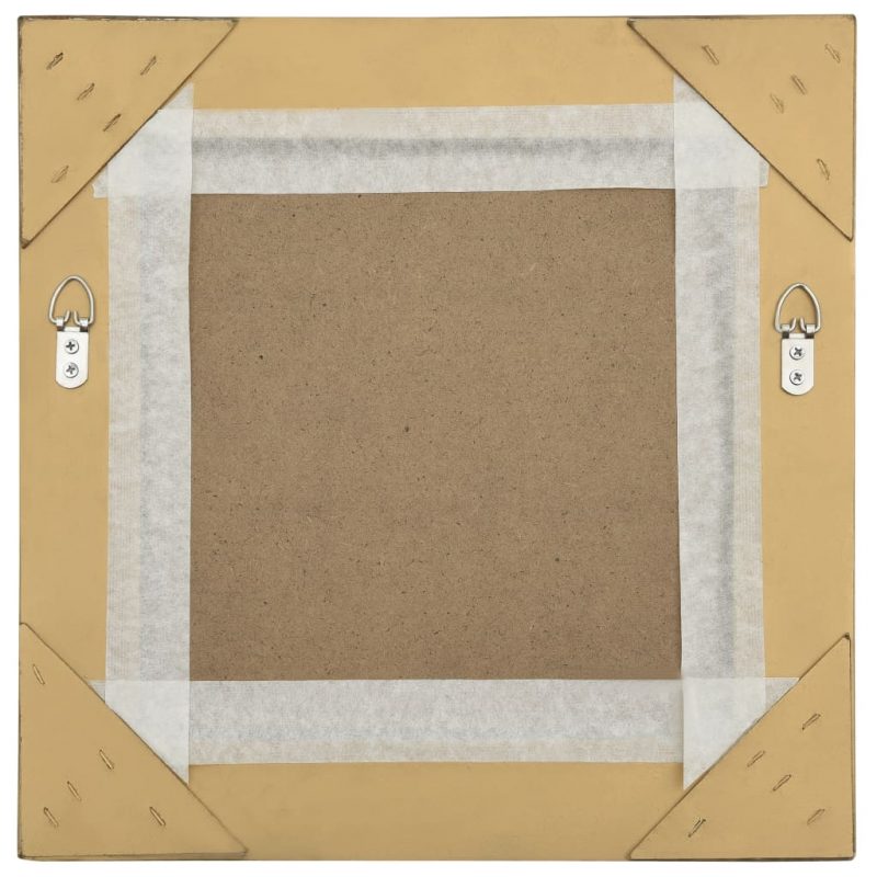 Zidno ogledalo u baroknom stilu 40 x 40 cm zlatno - Slika 4