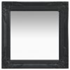 Zidno ogledalo u baroknom stilu 50 x 50 cm crno