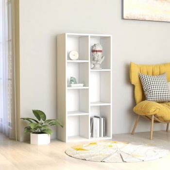 Ormarić za knjige bijeli 50 x 25 x 106 cm od iverice