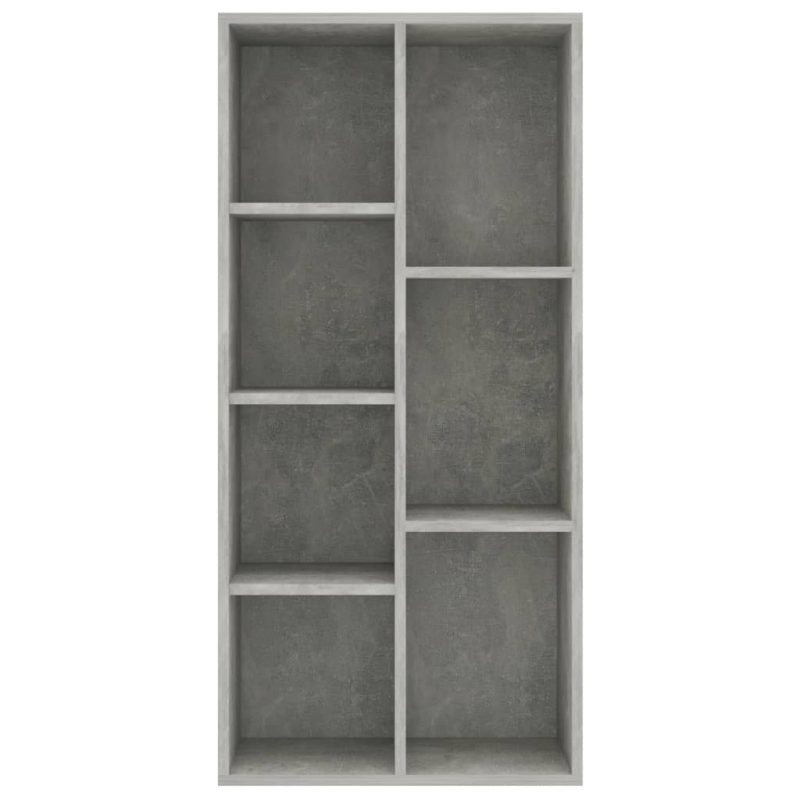 Ormarić za knjige siva boja betona 50 x 25 x 106 cm od iverice - Slika 4