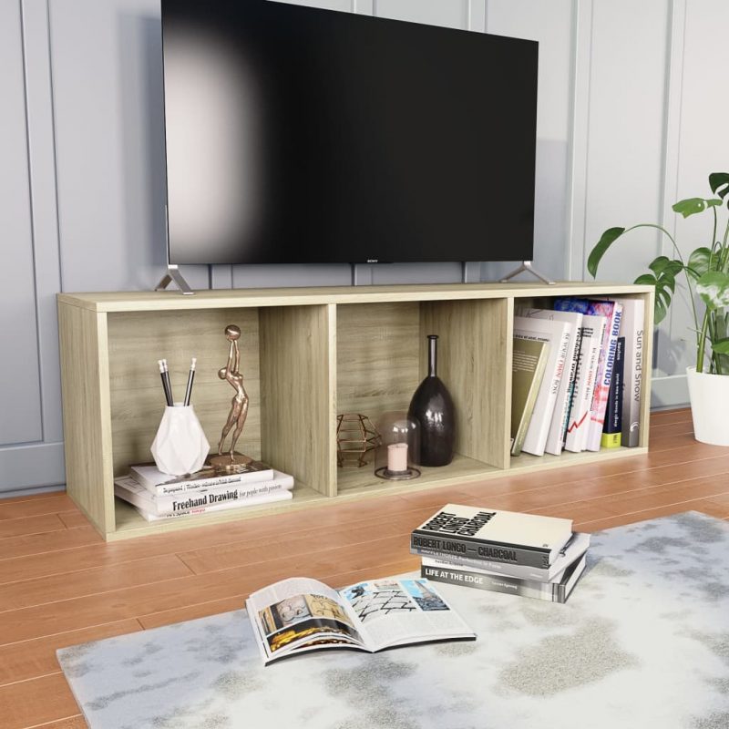 Ormarić za knjige/TV boja hrasta 36 x 30 x 114 cm od iverice - Slika 4