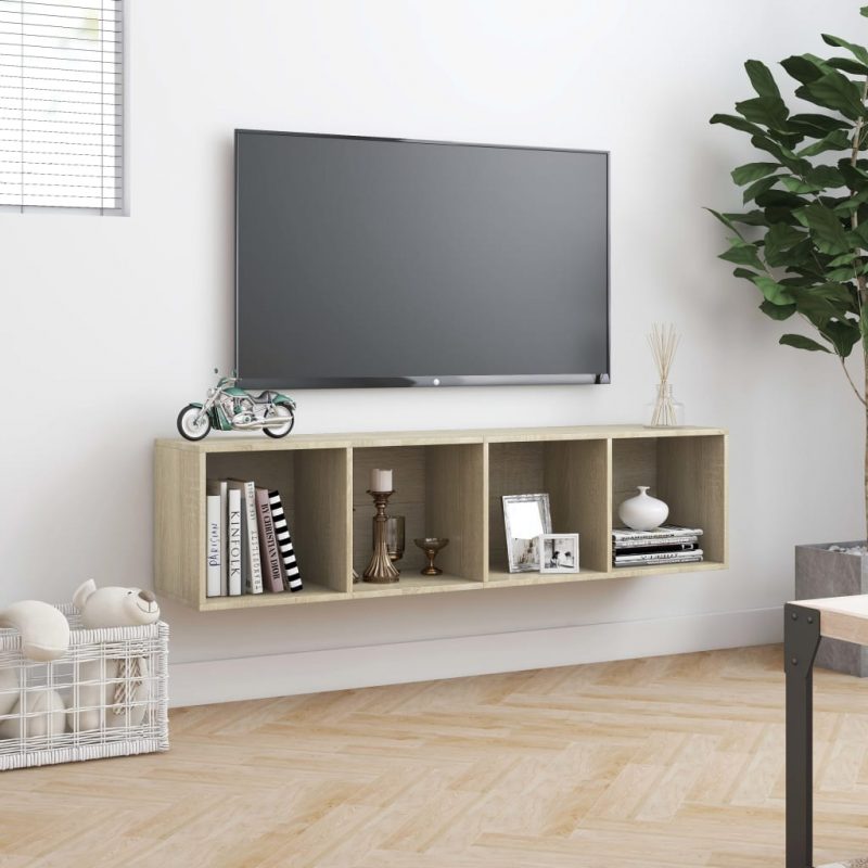 Ormarić za knjige/TV boja hrasta sonome 143 x 30 x 36 cm - Slika 4