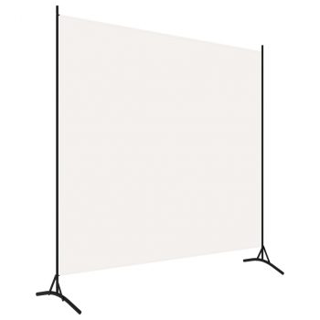 Sobna pregrada s 1 panelom bijela 175 x 180 cm