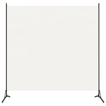 Sobna pregrada s 1 panelom bijela 175 x 180 cm