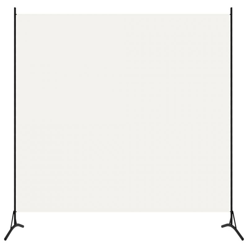 Sobna pregrada s 1 panelom bijela 175 x 180 cm