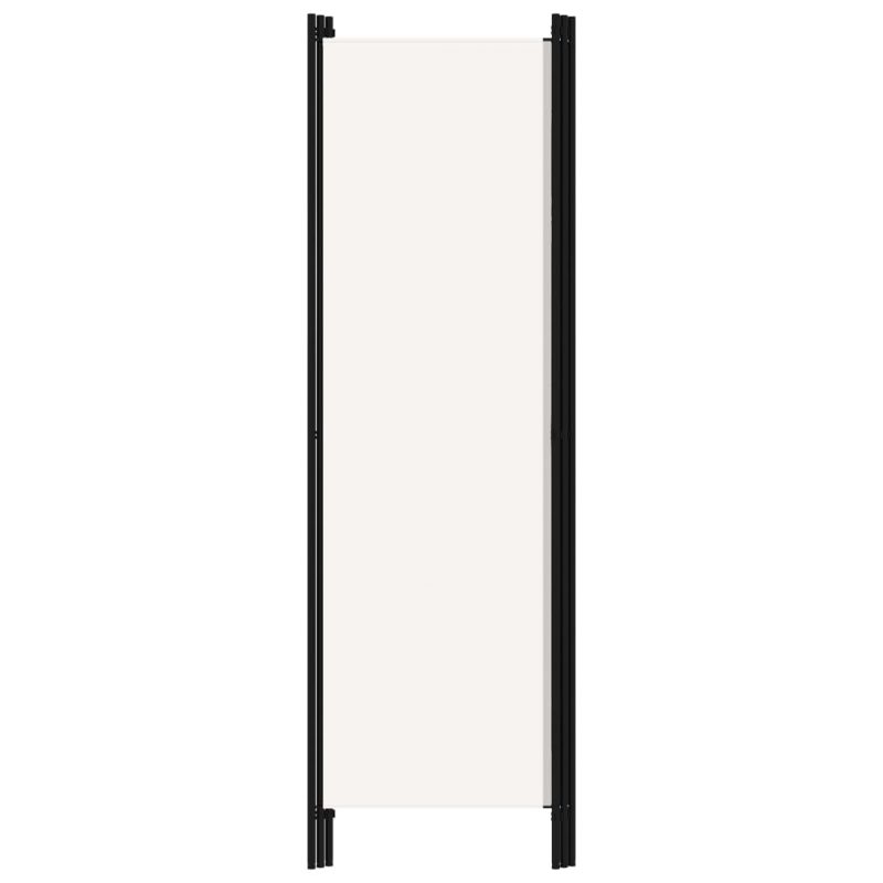 Sobna pregrada s 3 panela krem-bijela 150 x 180 cm - Slika 4