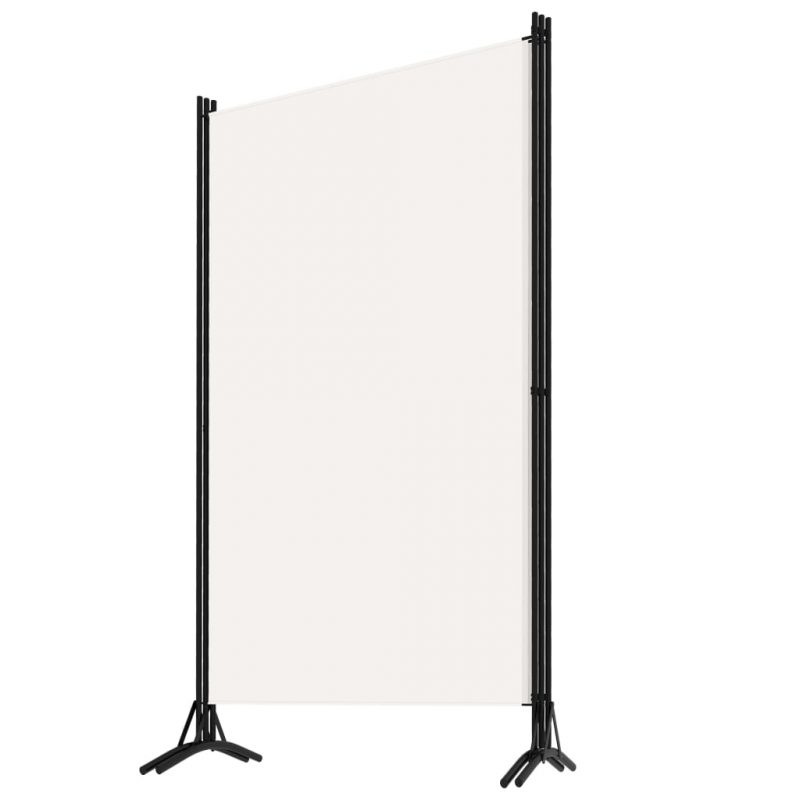 Sobna pregrada s 3 panela krem-bijela 260 x 180 cm - Slika 3