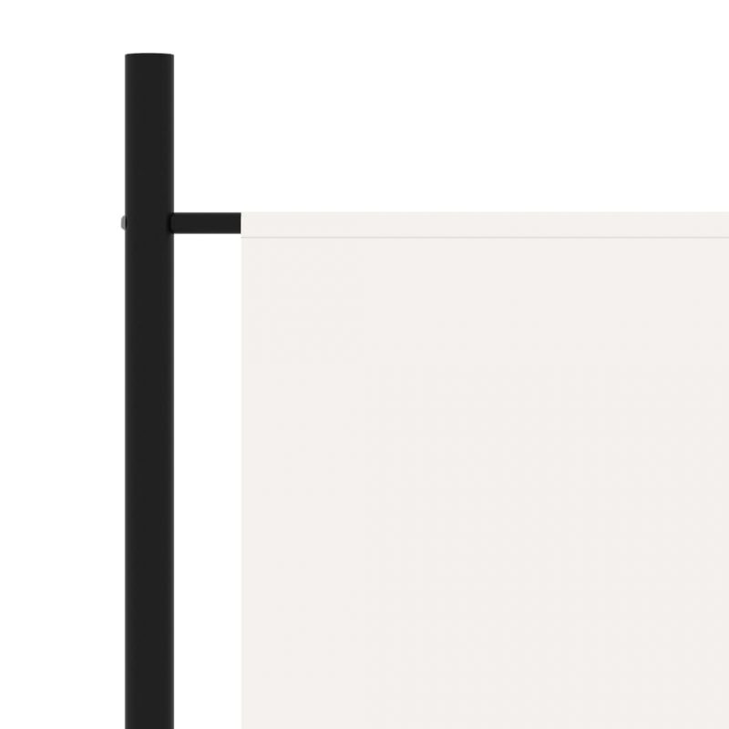 Sobna pregrada s 3 panela krem-bijela 260 x 180 cm - Slika 4