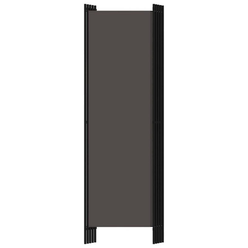 Sobna pregrada s 5 panela antracit 250 x 180 cm - Slika 4