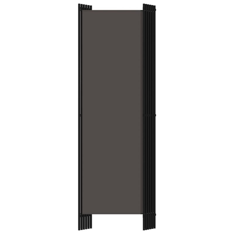 Sobna pregrada sa 6 panela antracit 300 x 180 cm - Slika 4