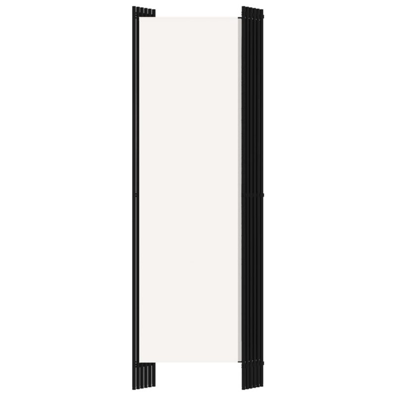 Sobna pregrada sa 6 panela krem-bijela 300 x 180 cm - Slika 4
