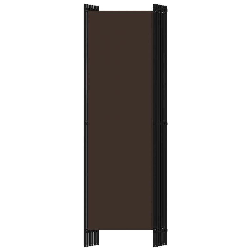 Sobna pregrada sa 6 panela smeđa 300 x 180 cm - Slika 4