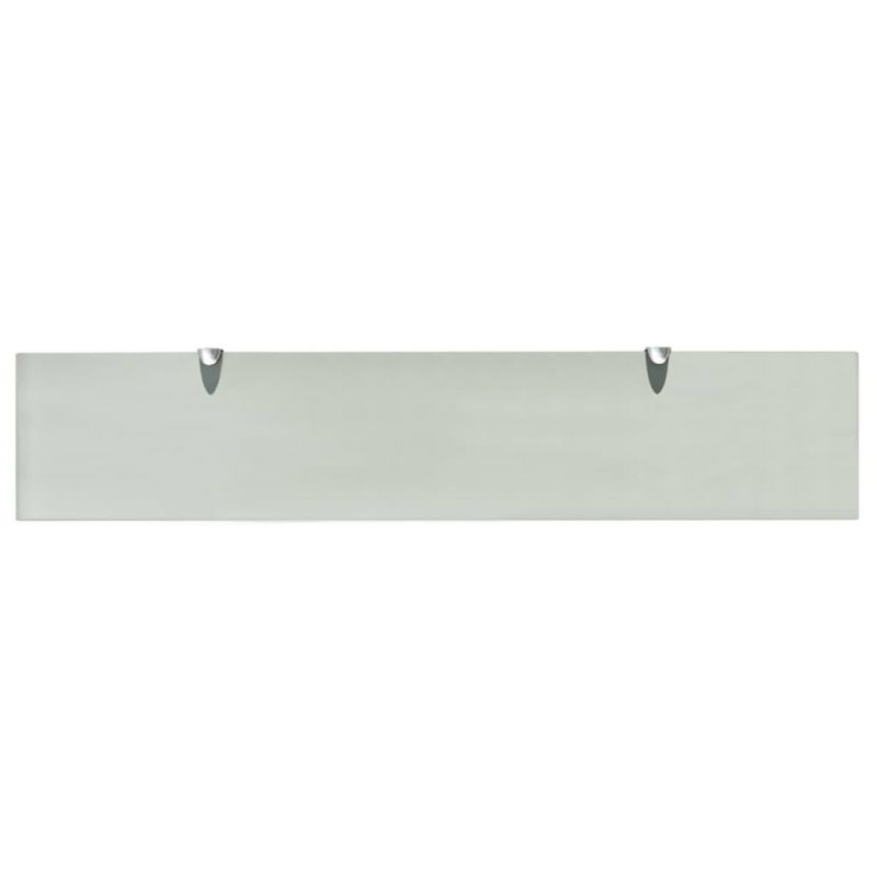Zidne police 2 kom staklene 100 x 20 cm 8 mm - Slika 4