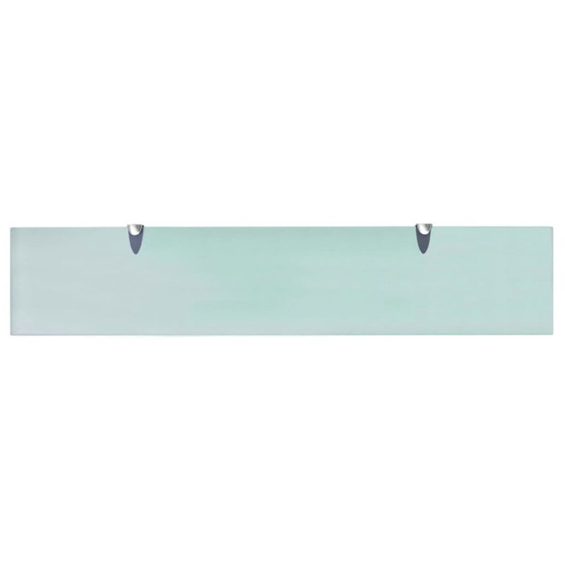 Zidne police 2 kom staklene 100 x 20 cm 8 mm - Slika 4