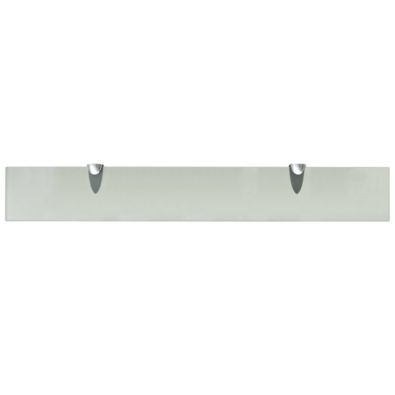 Zidne police 2 kom staklene 70 x 10 cm 8 mm - Slika 4