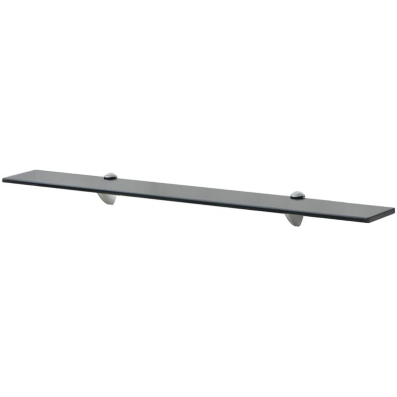 Zidne police 2 kom staklene 80 x 20 cm 8 mm