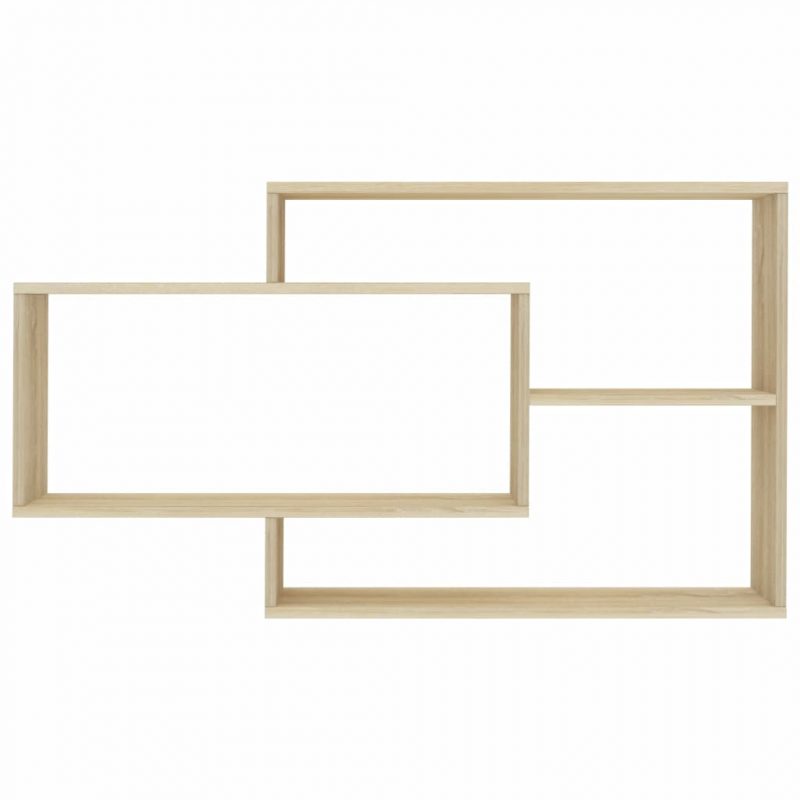 Zidne police boja hrasta sonome 104 x 20 x 58,5 cm od iverice - Slika 4