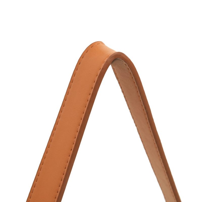 Zidno ogledalo s remenom 40 cm crno - Slika 4