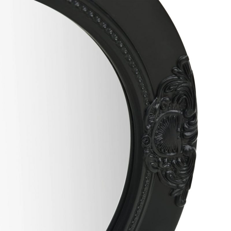 Zidno ogledalo u baroknom stilu 50 cm crno - Slika 3