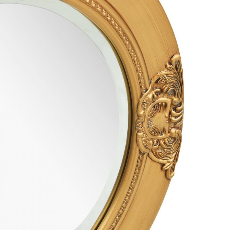 Zidno ogledalo u baroknom stilu 50 cm zlatno - Slika 3