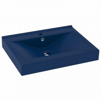 Luksuzni umivaonik mat tamnoplavi 60 x 46 cm keramički