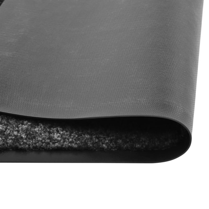 Otirač perivi crni 60 x 180 cm - Slika 3