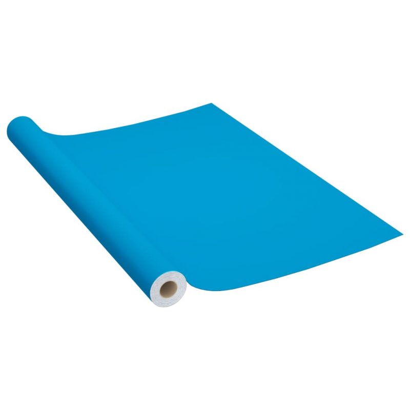 Samoljepljive folije za namještaj 2 kom azurne 500 x 90 cm PVC - Slika 3
