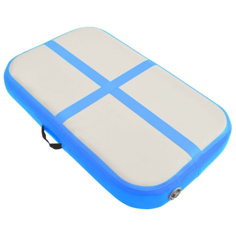 Strunjača na napuhavanje s crpkom 60 x 100 x 10 cm PVC plava - Slika 3