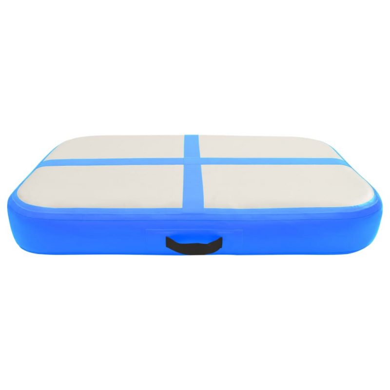 Strunjača na napuhavanje s crpkom 60 x 100 x 20 cm PVC plava - Slika 4