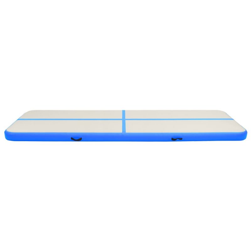 Strunjača na napuhavanje s crpkom 800 x 100 x 20 cm PVC plava - Slika 4