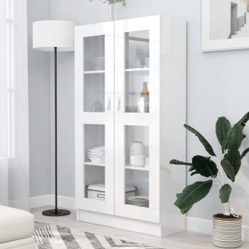 Vitrina visoki sjaj bijela 82
