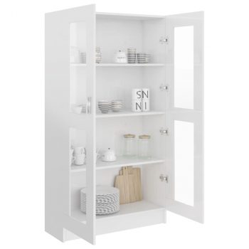 Vitrina visoki sjaj bijela 82