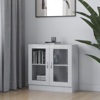 Vitrina visoki sjaj bijela 82