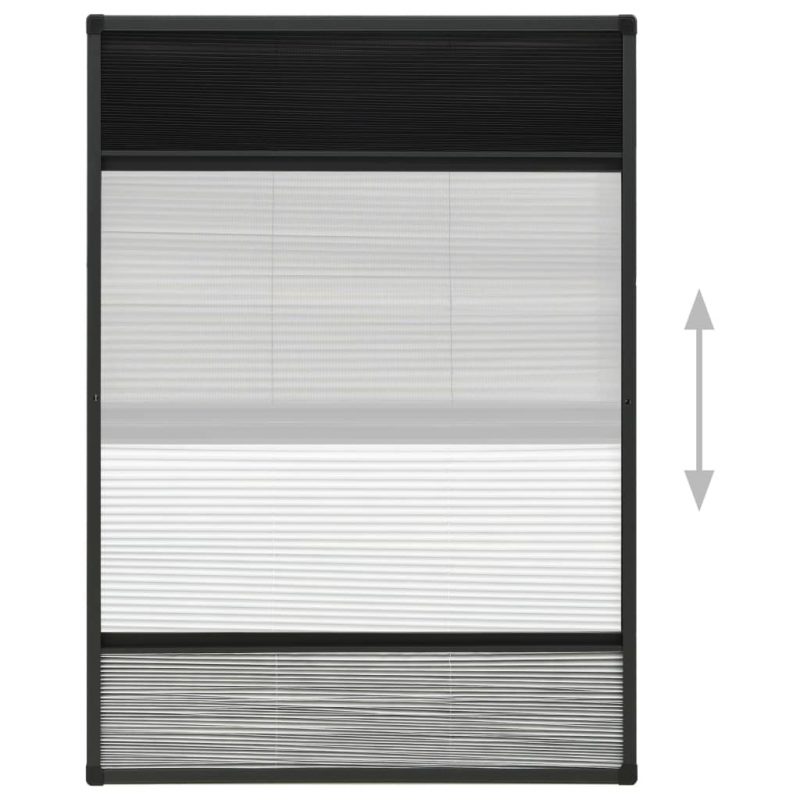 Zaslon protiv insekata za prozore aluminijski 80 x 120 cm - Slika 4