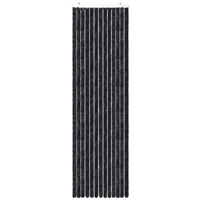 Zastor protiv insekata antracit 56 x 200 cm šenil