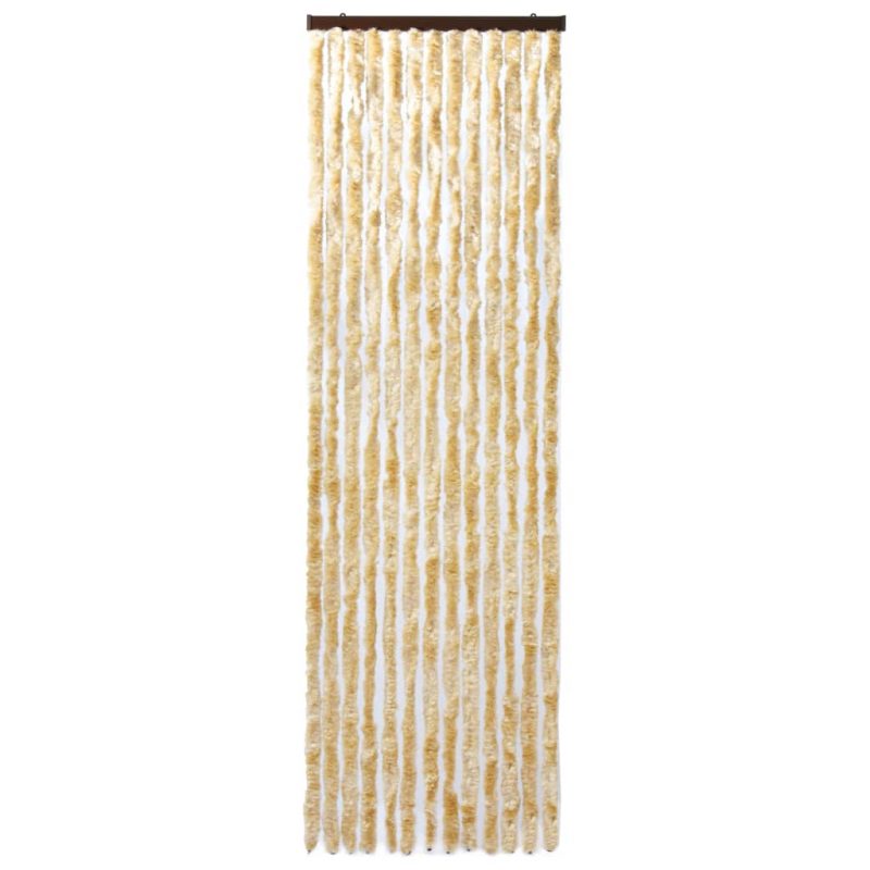 Zastor protiv insekata bež 90 x 200 cm šenil